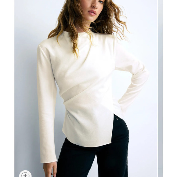 A.L.C. Tops - A.L.C White Career Top SIZE 6 Work Blouse Designer Professional Shell $375